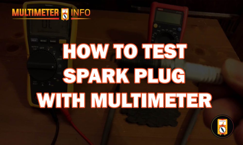 The multimeter should be connected directly to the spark plug with either alligator clips or test leads. If using alligator clips, make sure that they have good contact with both terminals of the spark plug before taking any readings.