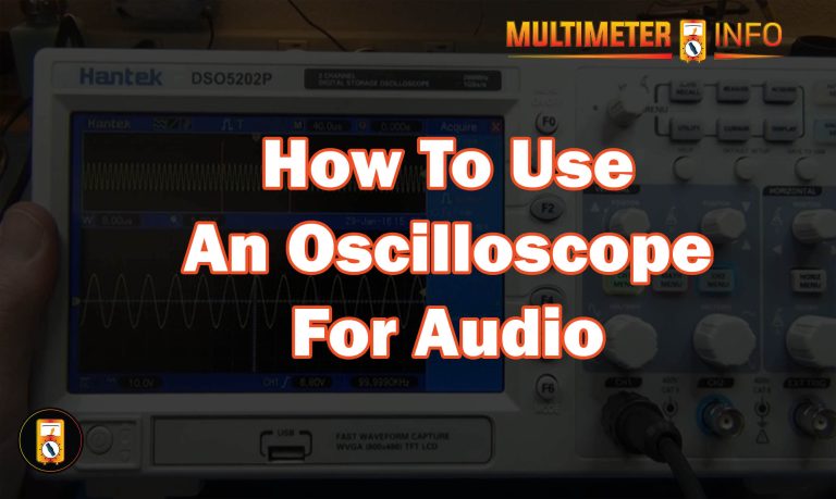 how to use an oscilloscope for audio