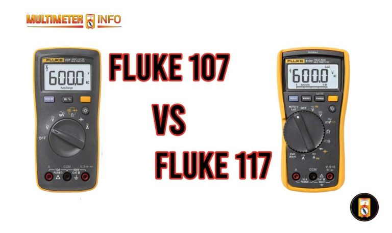Fluke 107 vs 117 Digital Multimeter Comparison 2023