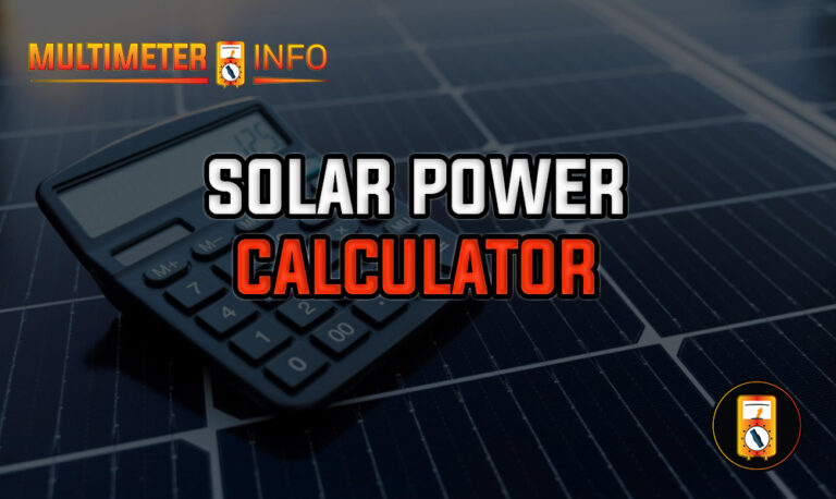 SOLAR POWER CALCULATOR