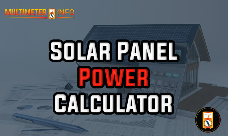 Solar Panel Power Calculator