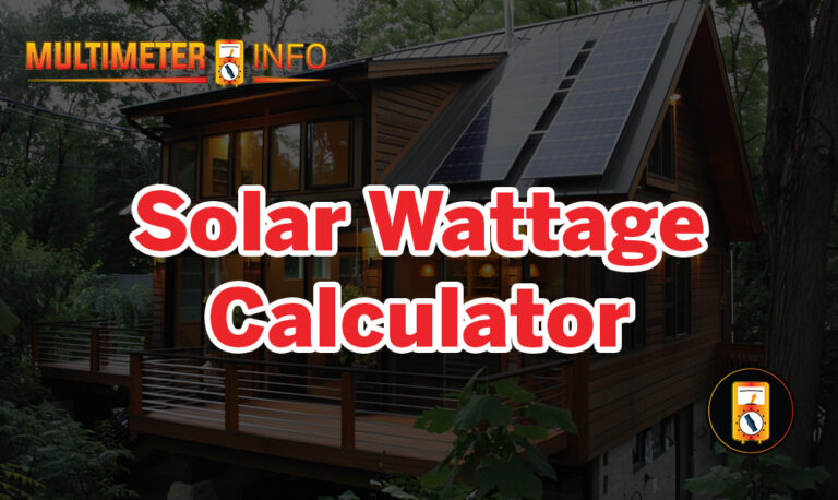 Solar Wattage Calculator
